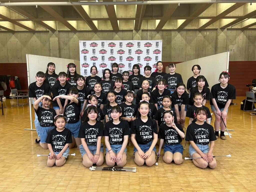 オープニング出演 秋田バトンクラブ合同チーム（13日）